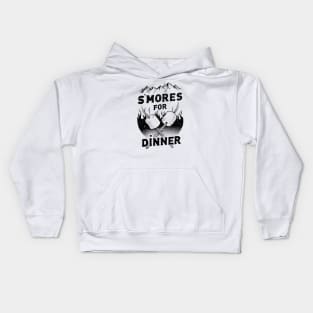 S'MORES FOR DINNER Kids Hoodie